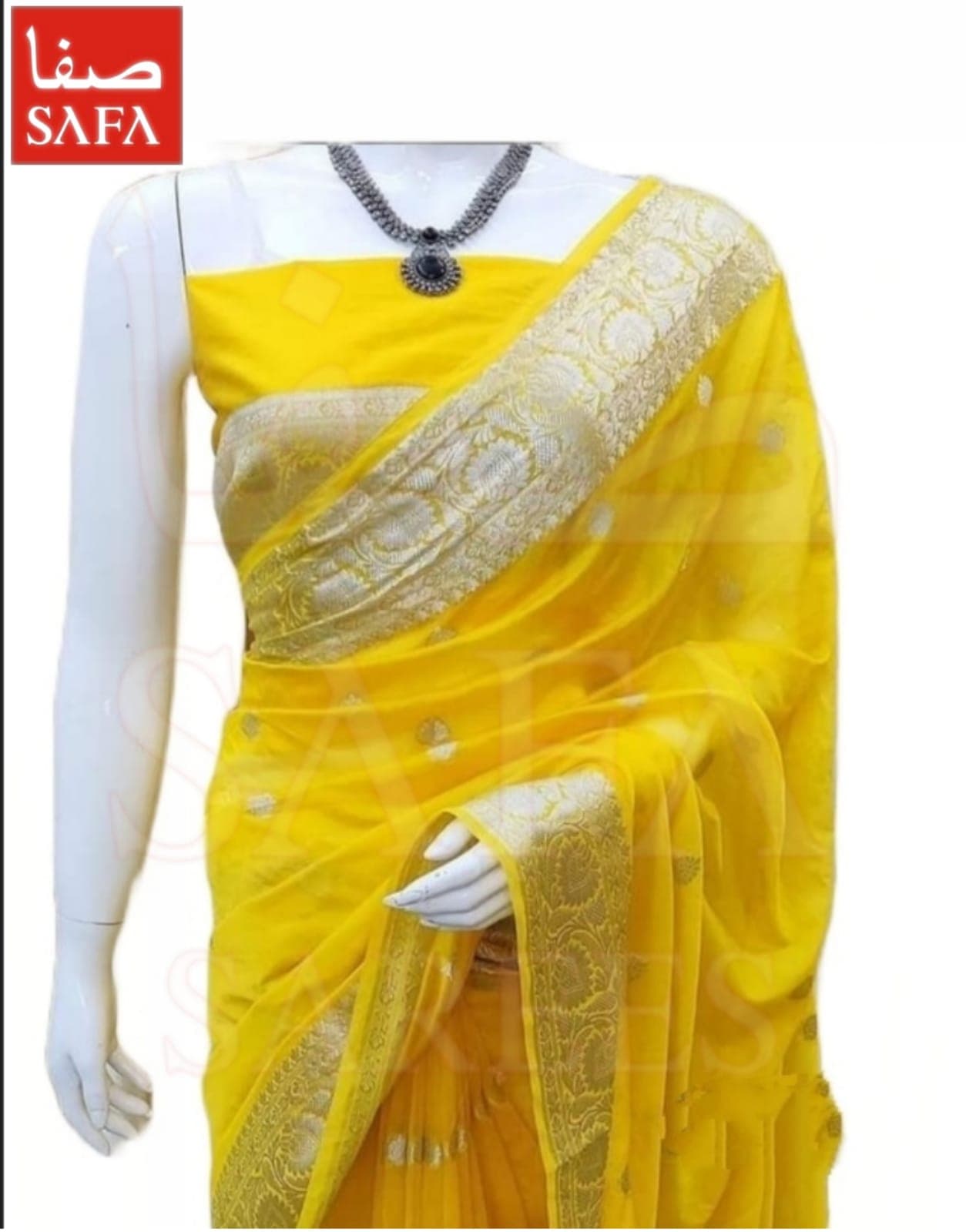 Pure Handloom Georgette Silk - Image 1