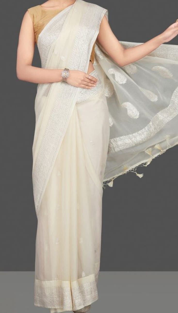 Pure Handloom Georgette Silk