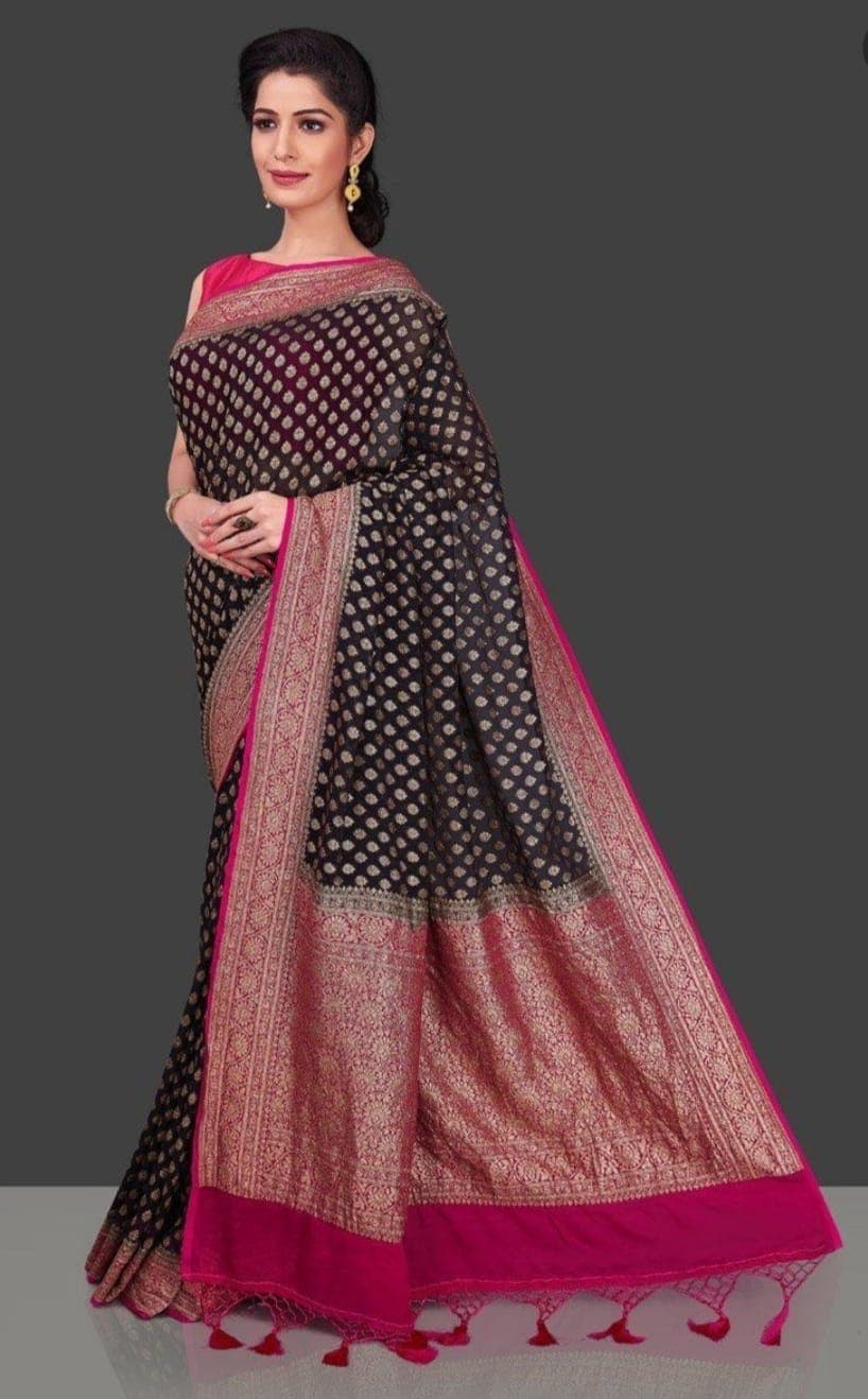 Pure Handloom Georgette Silk