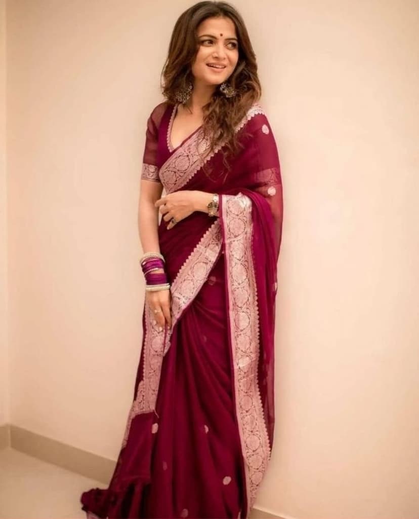 Pure Handloom Georgette Silk