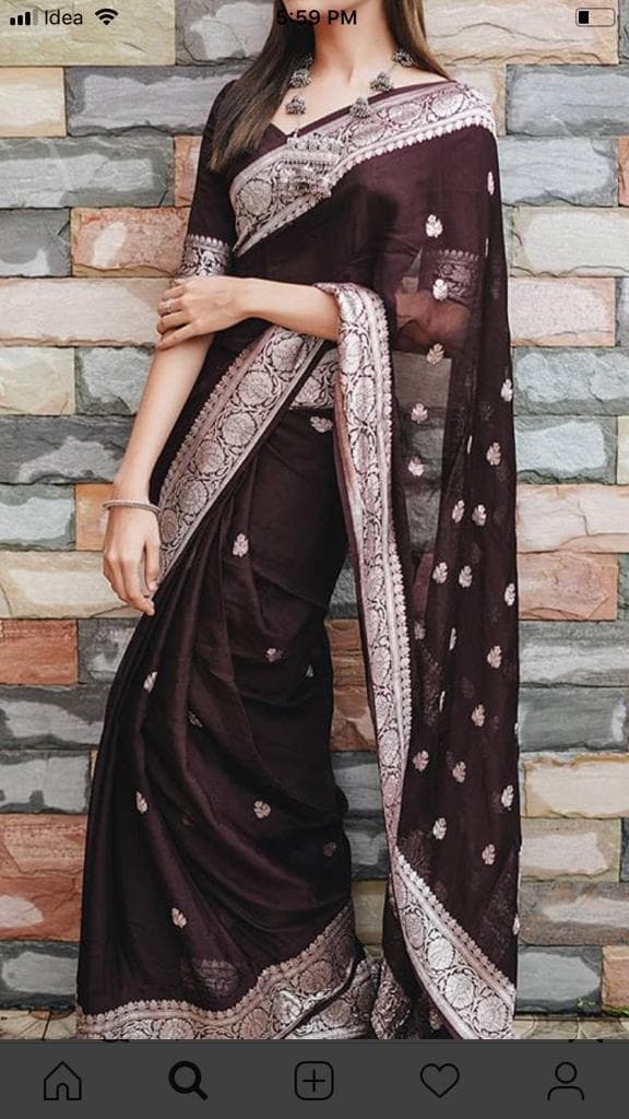 Pure Handloom Georgette Silk
