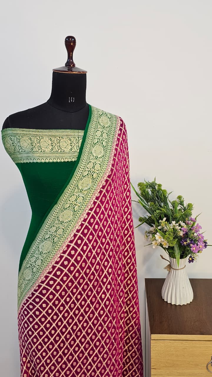 Pure Handloom Georgette Silk