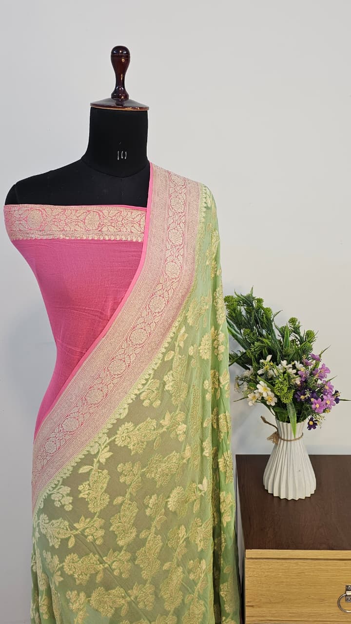 Pure Handloom Georgette Silk