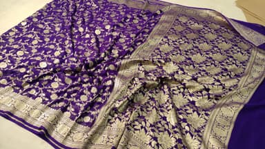 Pure Handloom Georgette Silk - Image 3