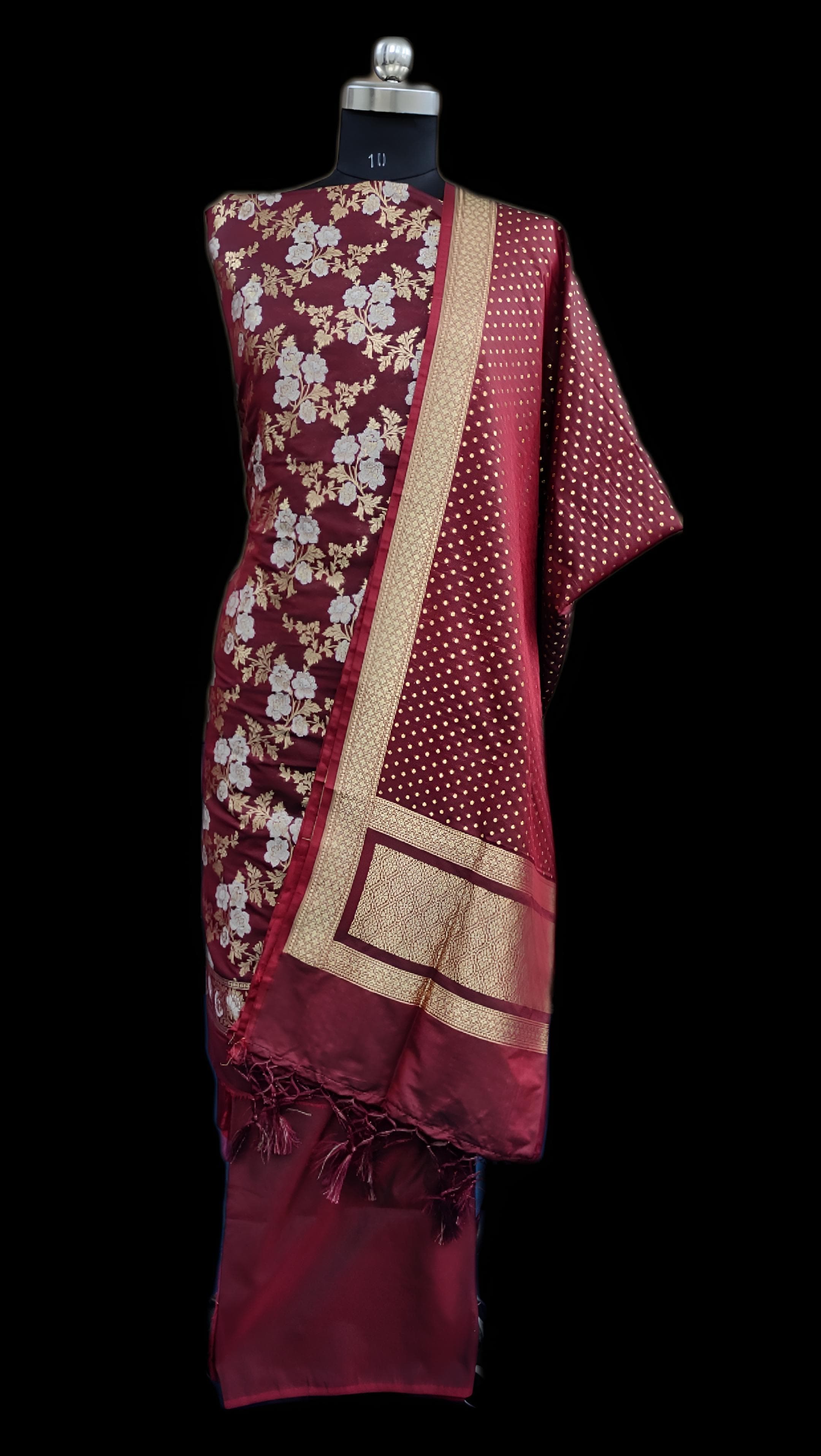 Banarasi Katan Suit  - Image 1