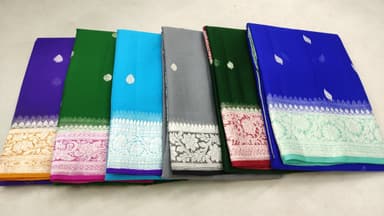 Pure Handloom Georgette Silk - Image 3